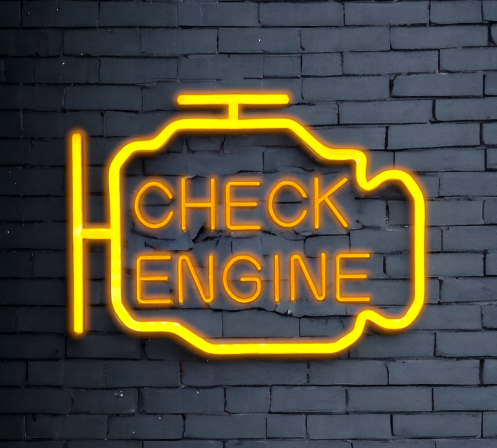 Check engine light neon sign garage neon led sign - PageNeon